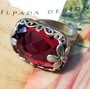 Silpada Sterling Silver Floral Ring